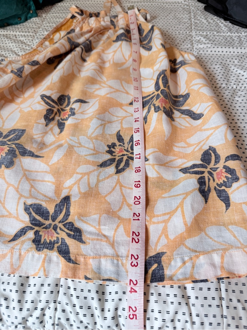 Tommy Bahama Linen Floral Halter Top Medium - Picture 4 of 6